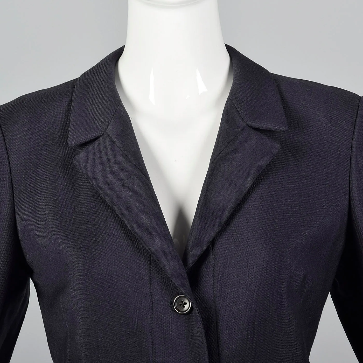 2000s Classic Jil Sander Black Skirt Suit