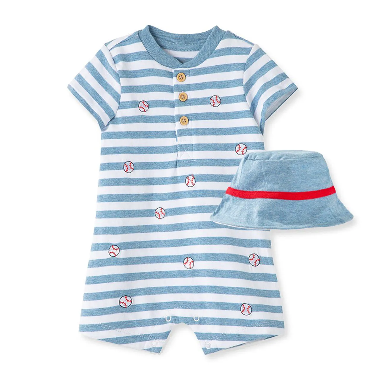 2pc Baseball Romper