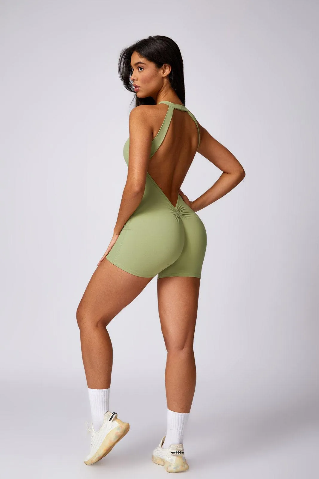 Aiden Romper - Pistachio (FINAL SALE)