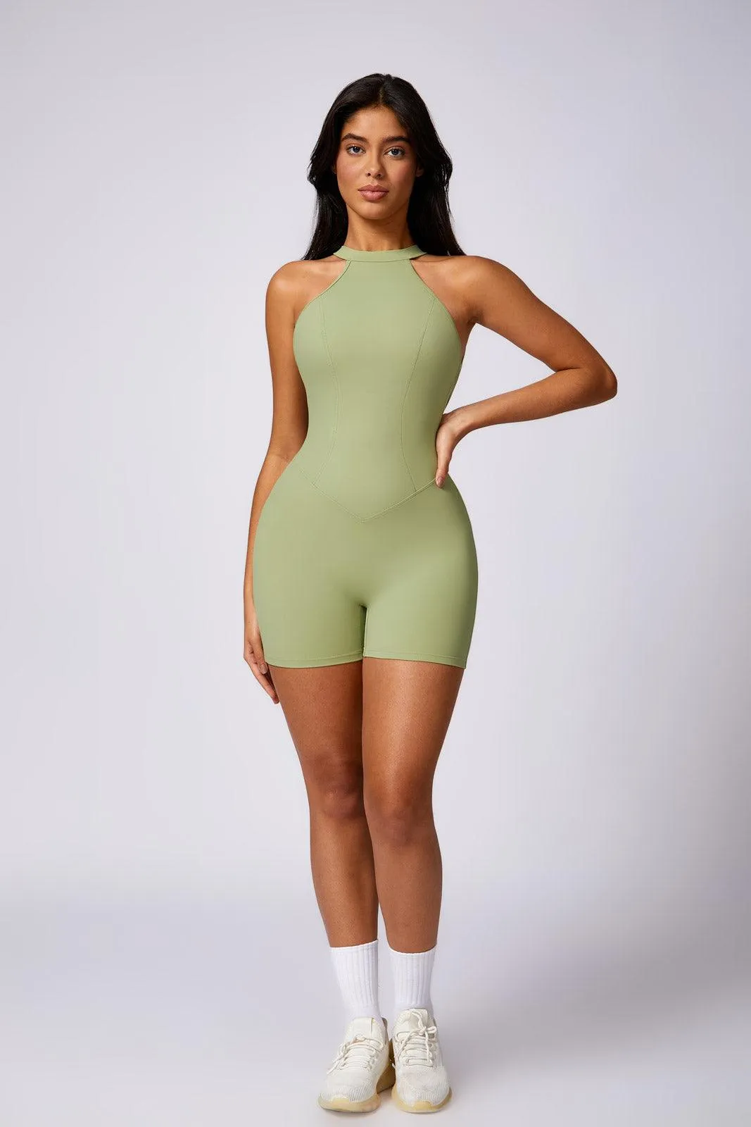 Aiden Romper - Pistachio (FINAL SALE)