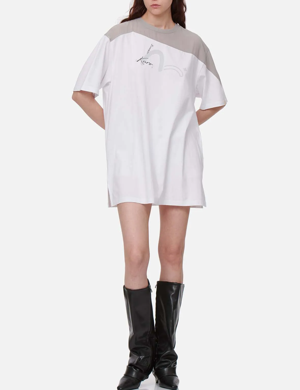 Asymmetric Panelled Tunic