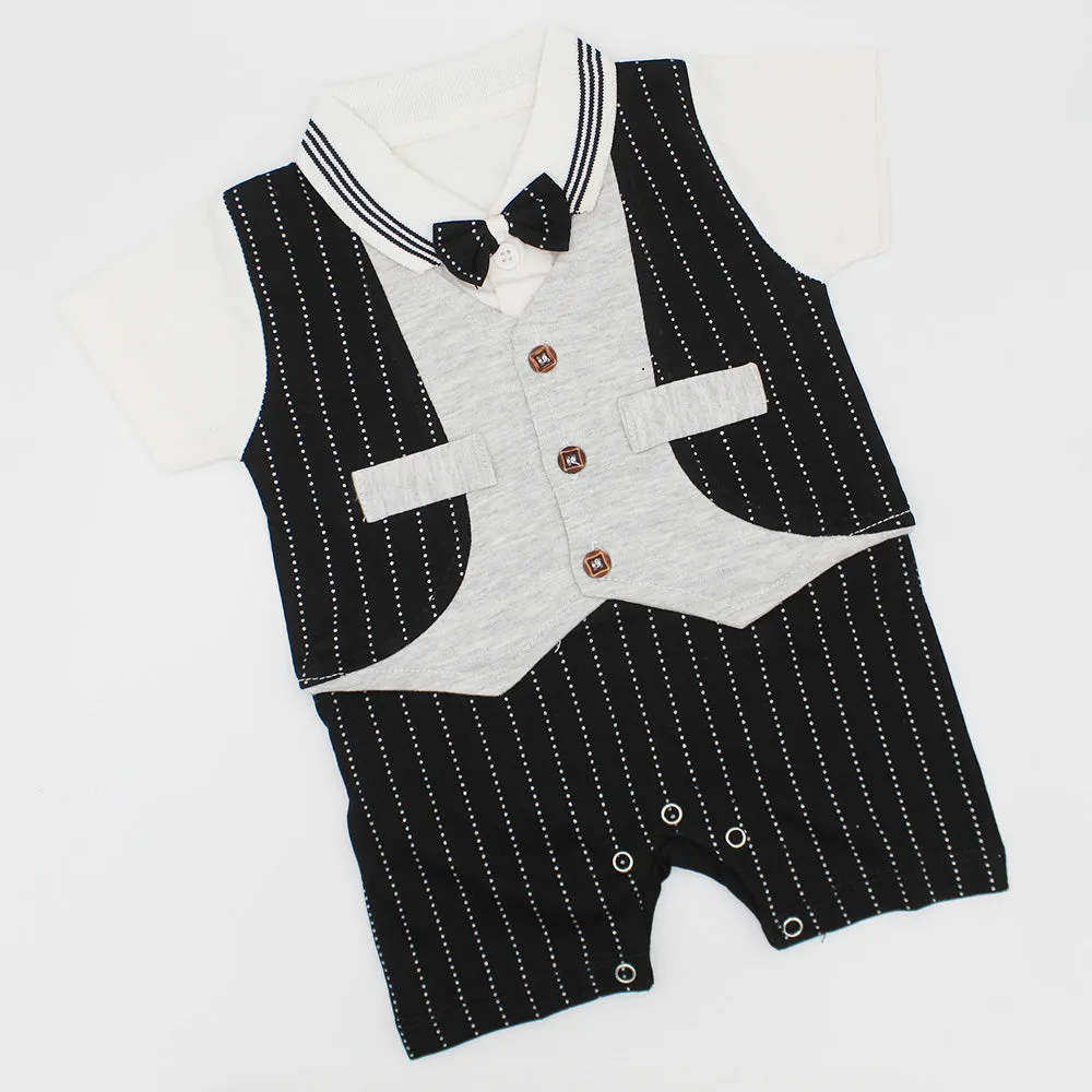 Baby Gentleman MT Dots Half Sleeve Romper Bodysuit for 0-12 months