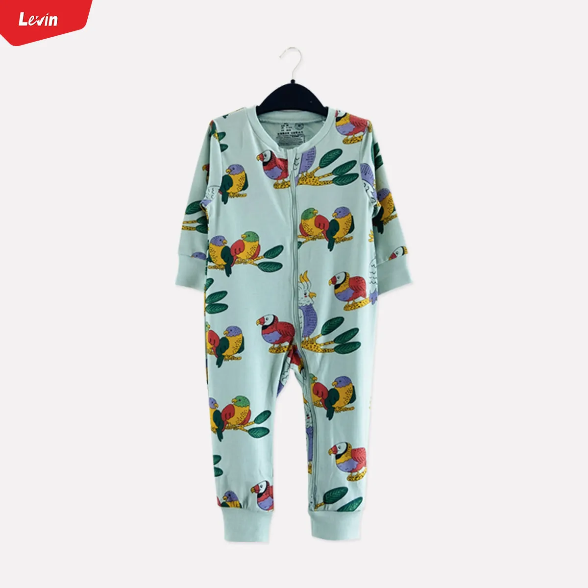 Baby Organic Cotton Printed Sleepsuit Full Body Romper