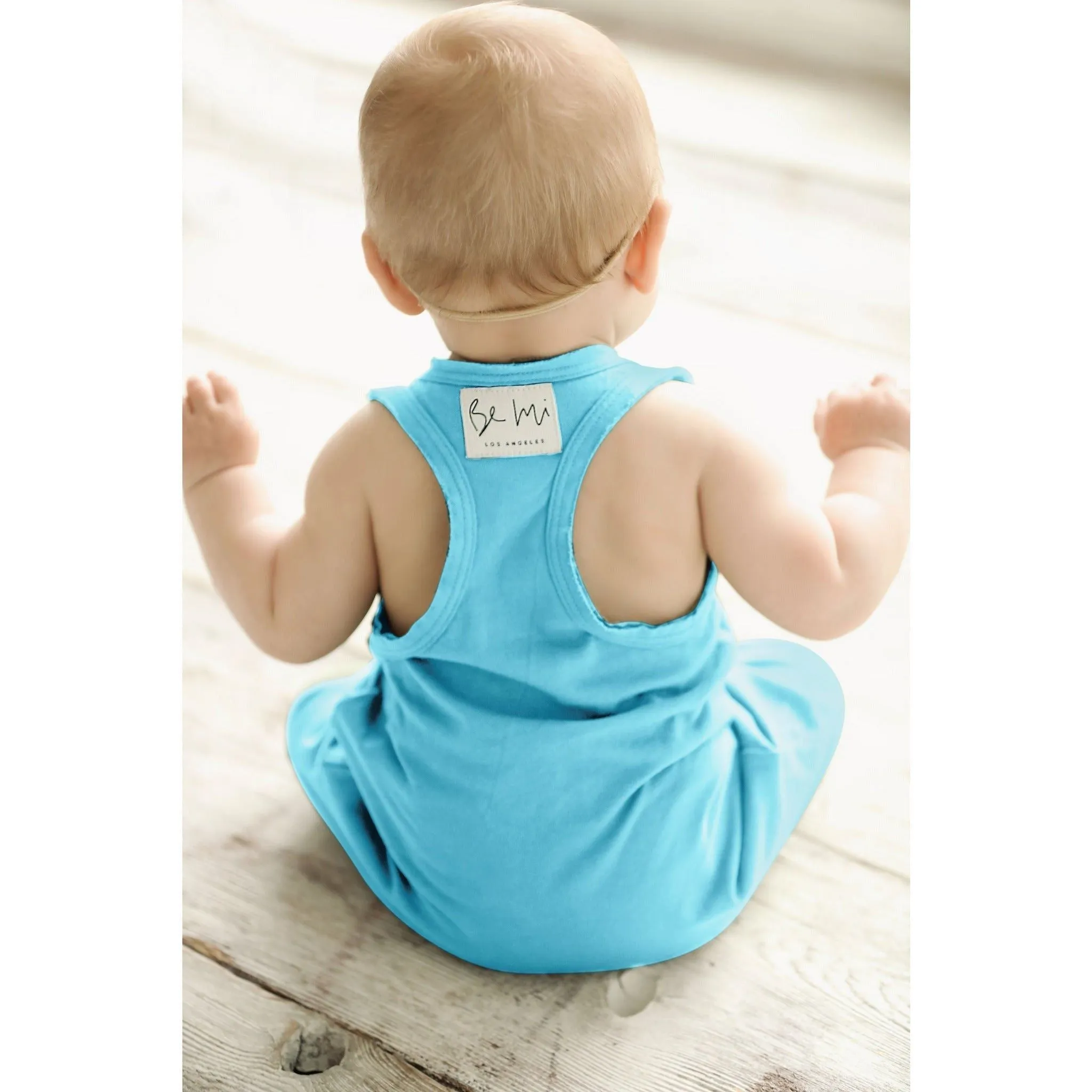 Baby Romper Aqua