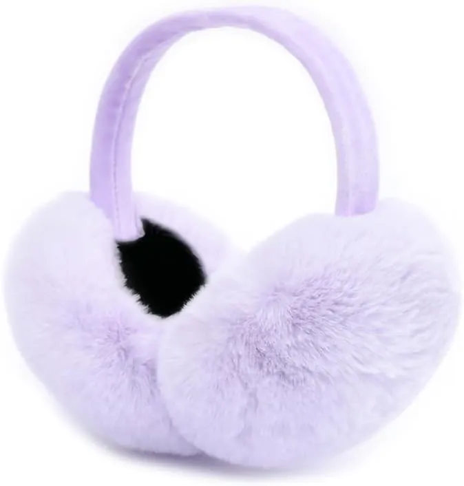 Beige Faux Fur Winter Style Ear Muffs