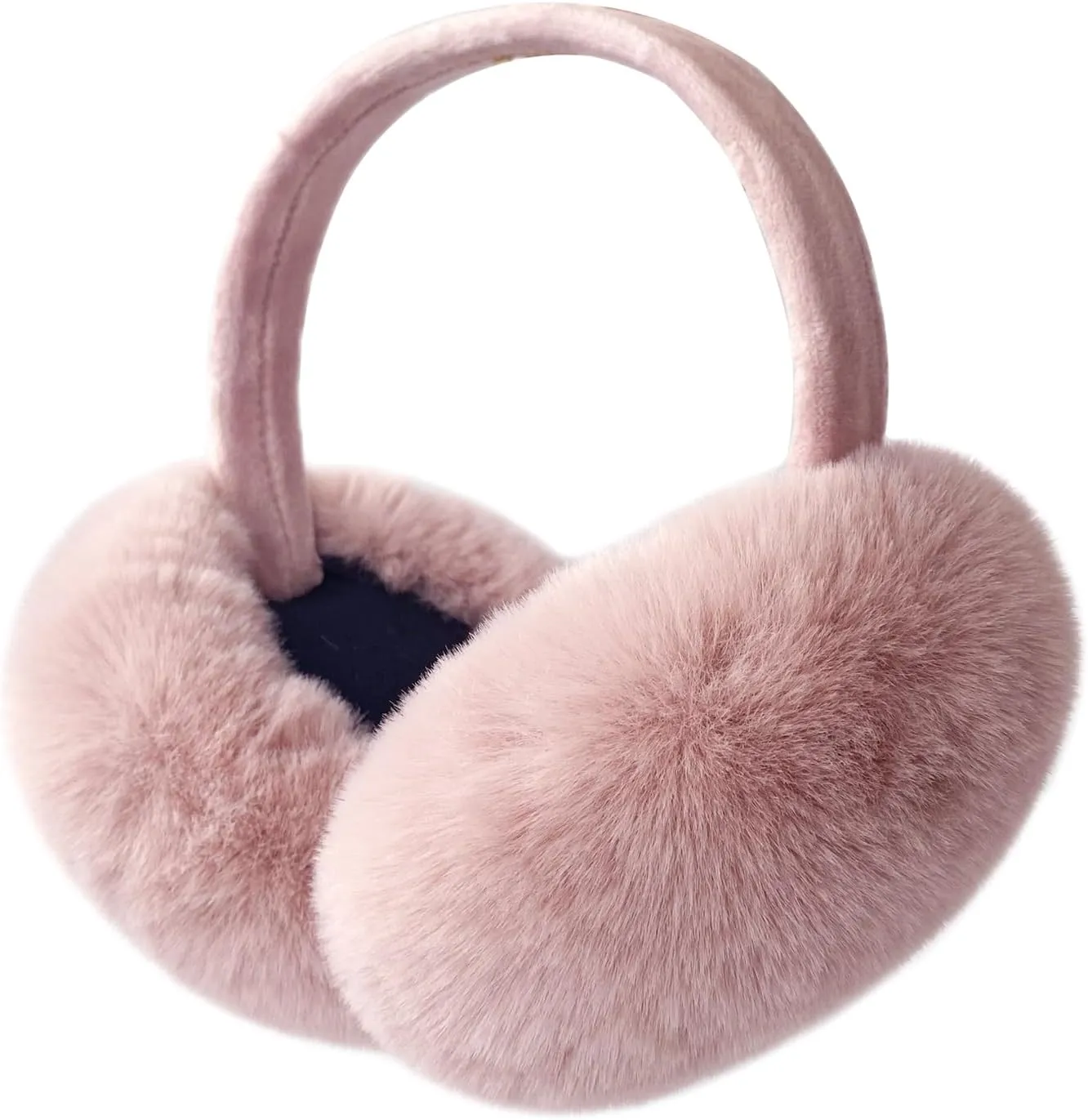 Beige Faux Fur Winter Style Ear Muffs