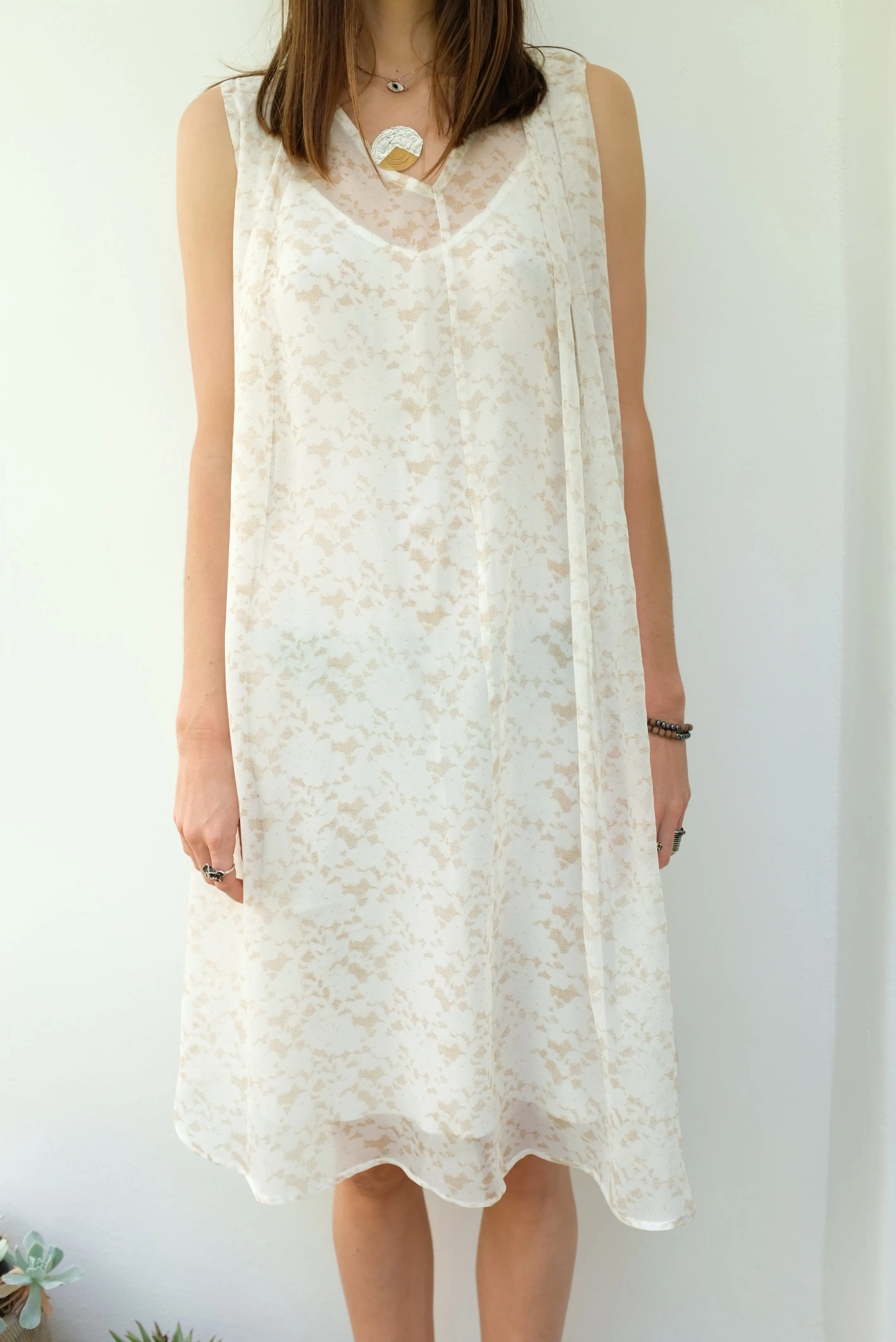 Beklina Basta Silk Dress Coco Lace