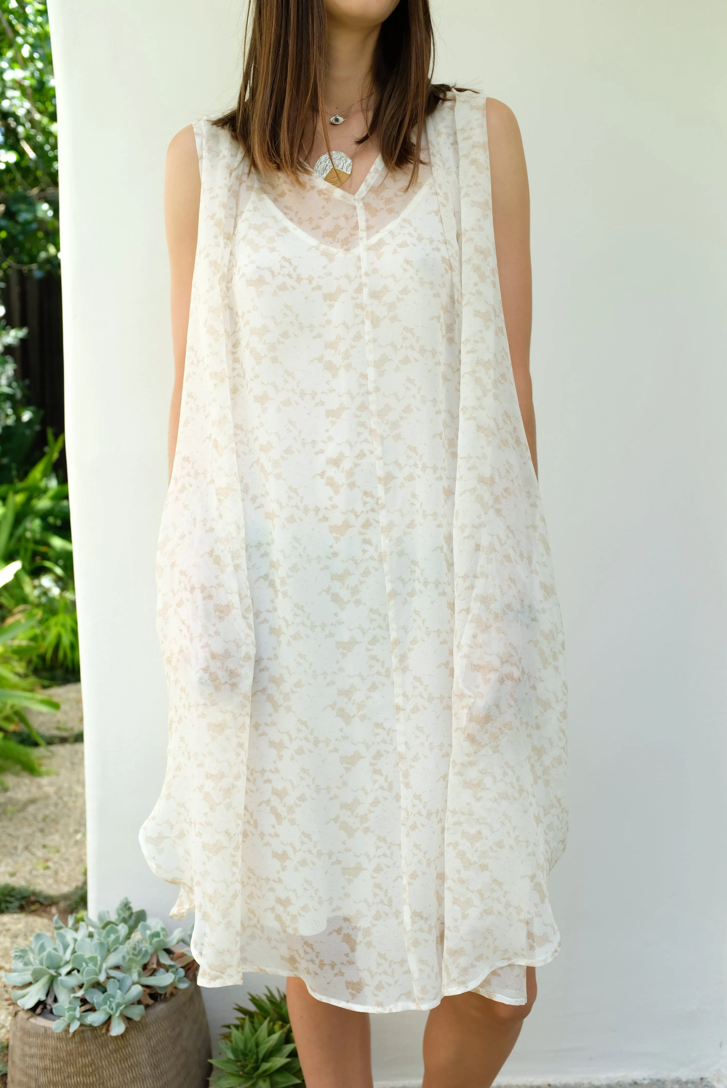 Beklina Basta Silk Dress Coco Lace