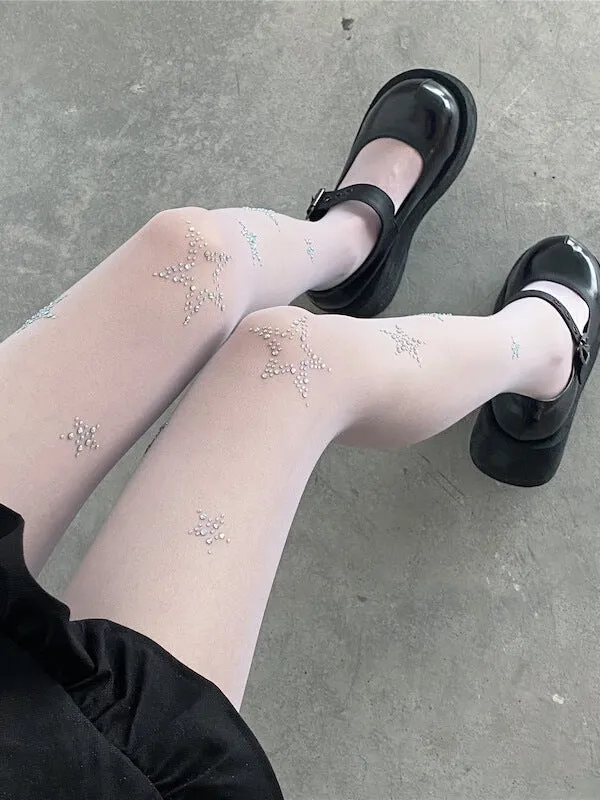 Bling star tights