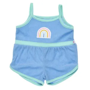 Blue Rainbow Romper