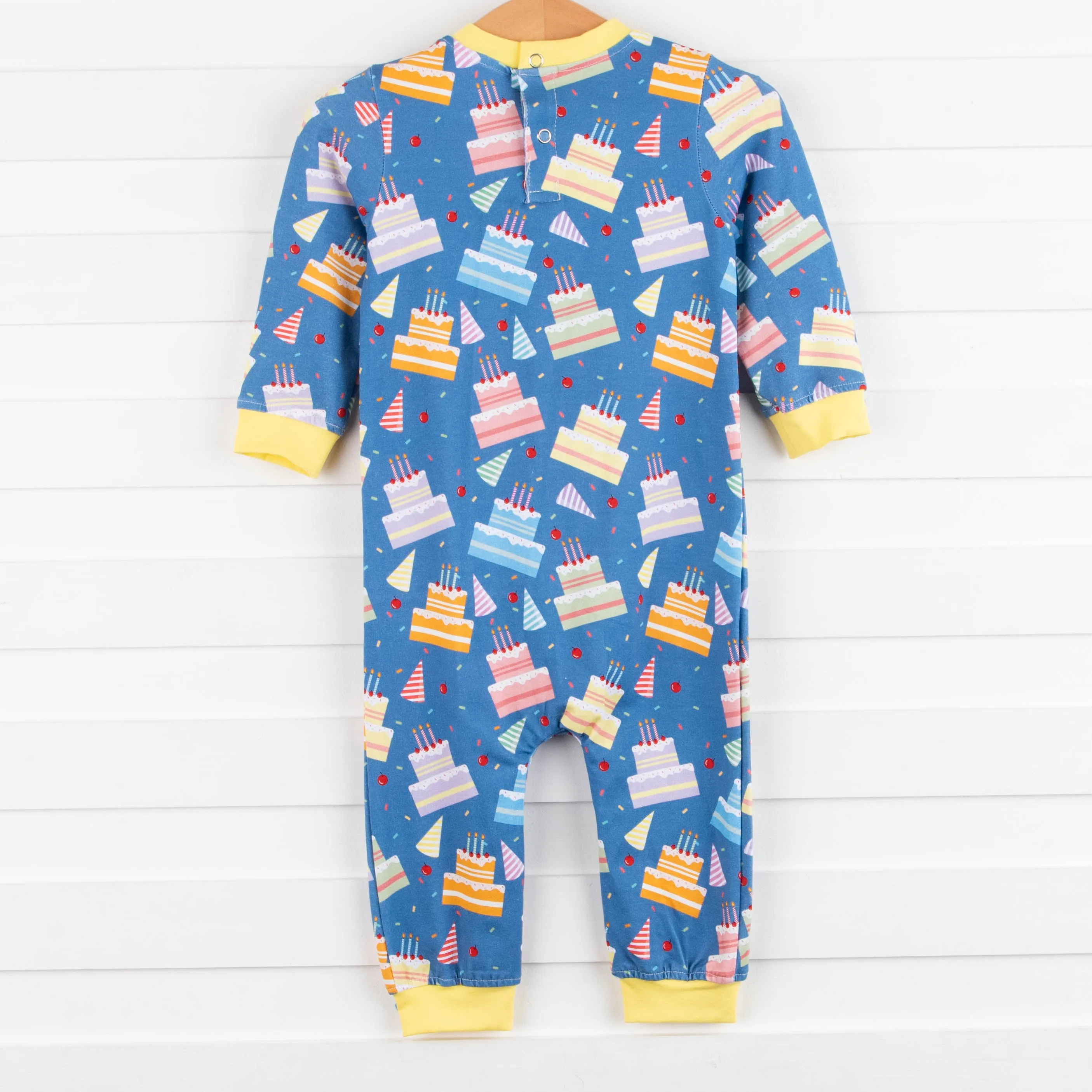 Cake Time Romper, Blue