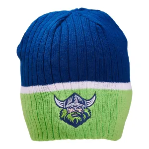 Canberra Raiders NRL Mens Adults Boundary Rib Beanie