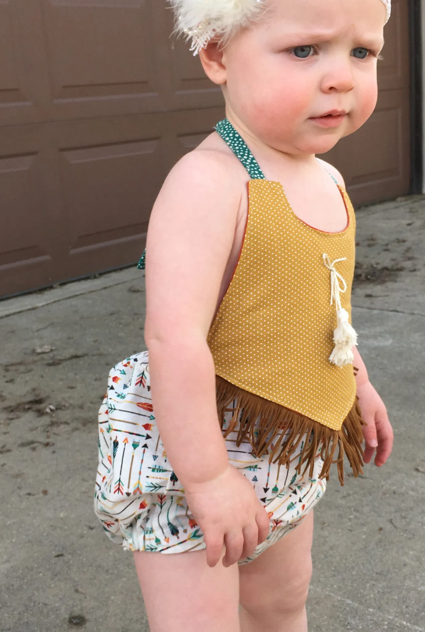 Canyon Romper PDF Pattern Baby NB-2T