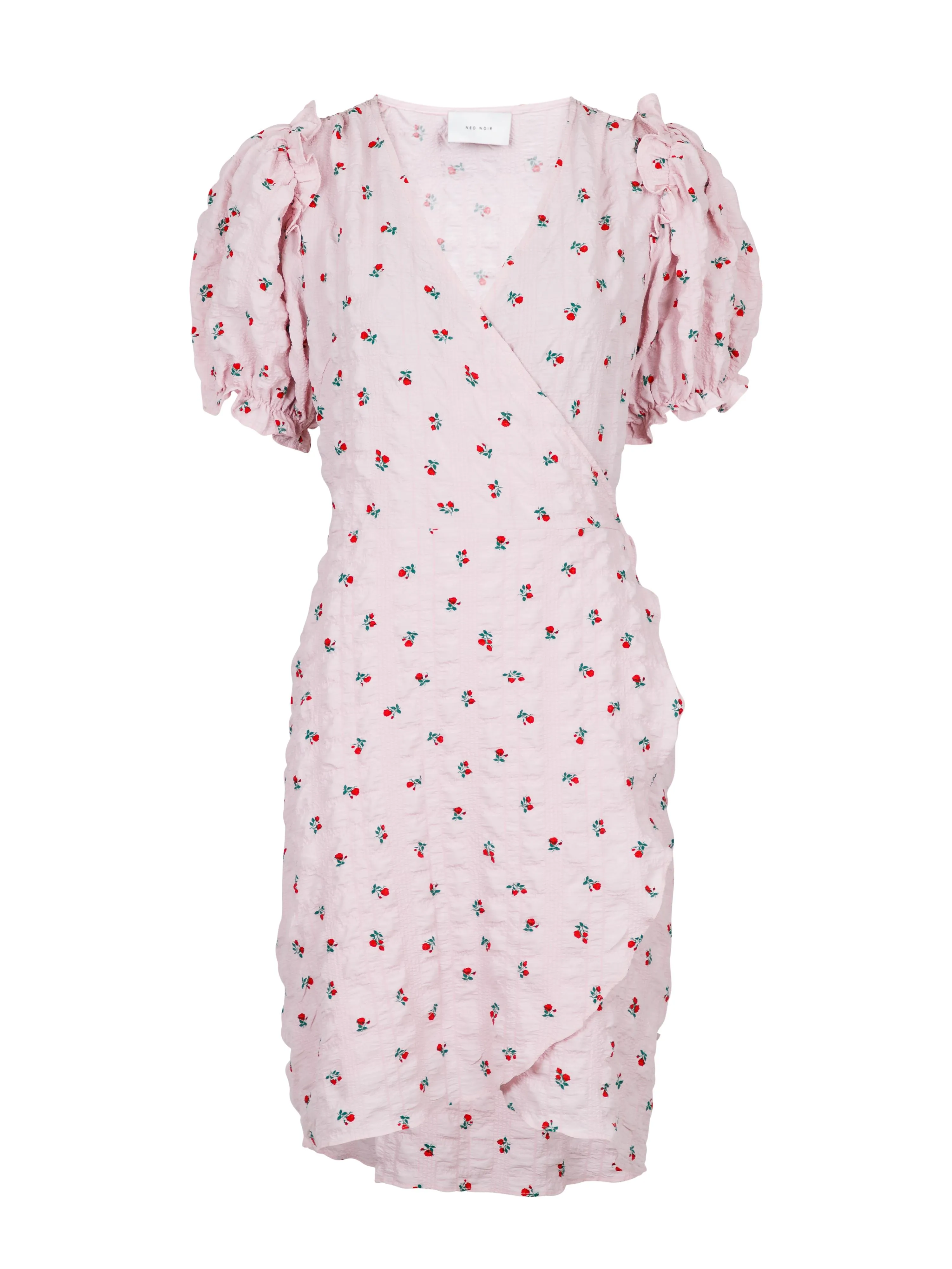 Carla Wrap Dress - Rose