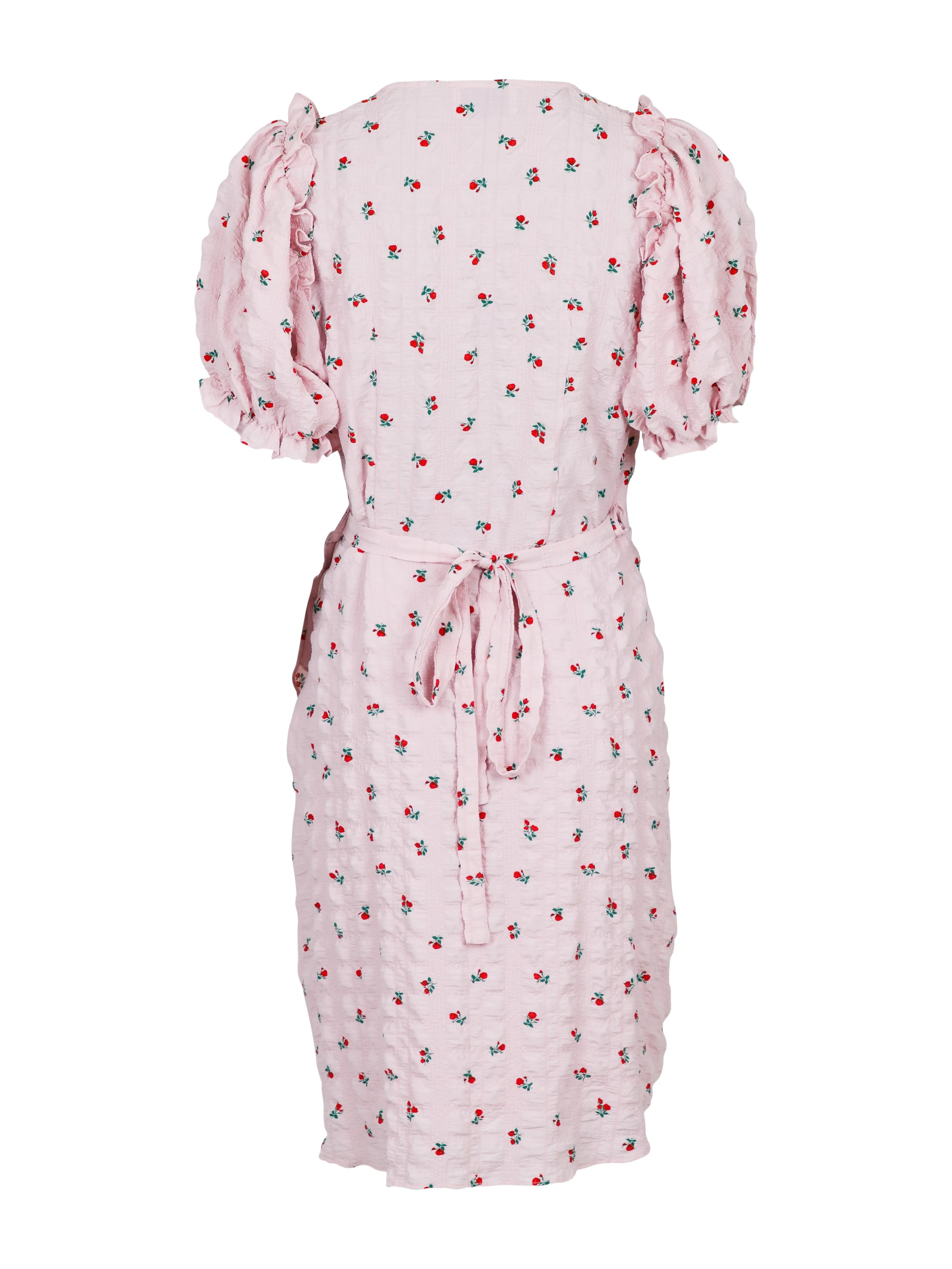 Carla Wrap Dress - Rose