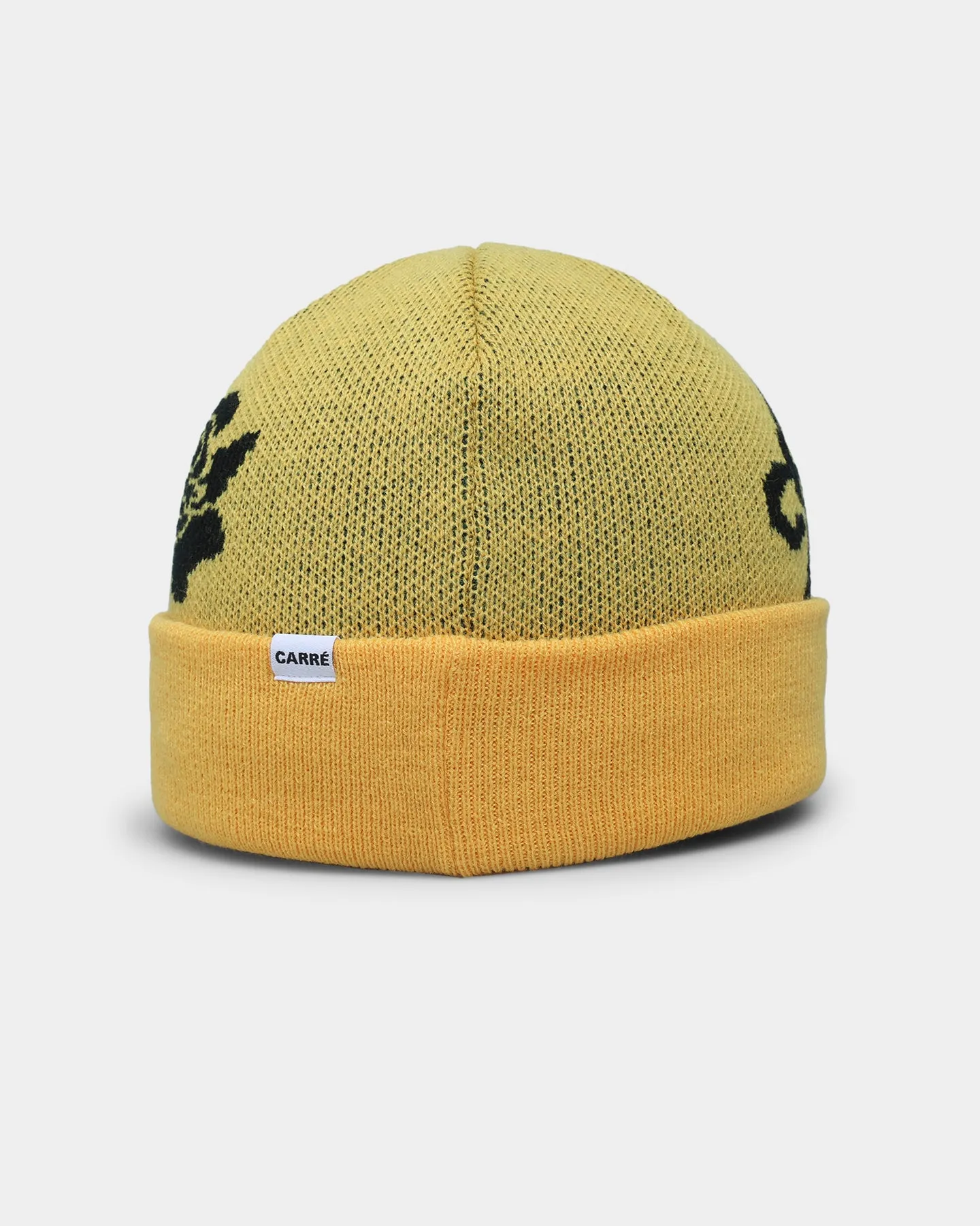 Carre Volle Rose Beanie Yellow