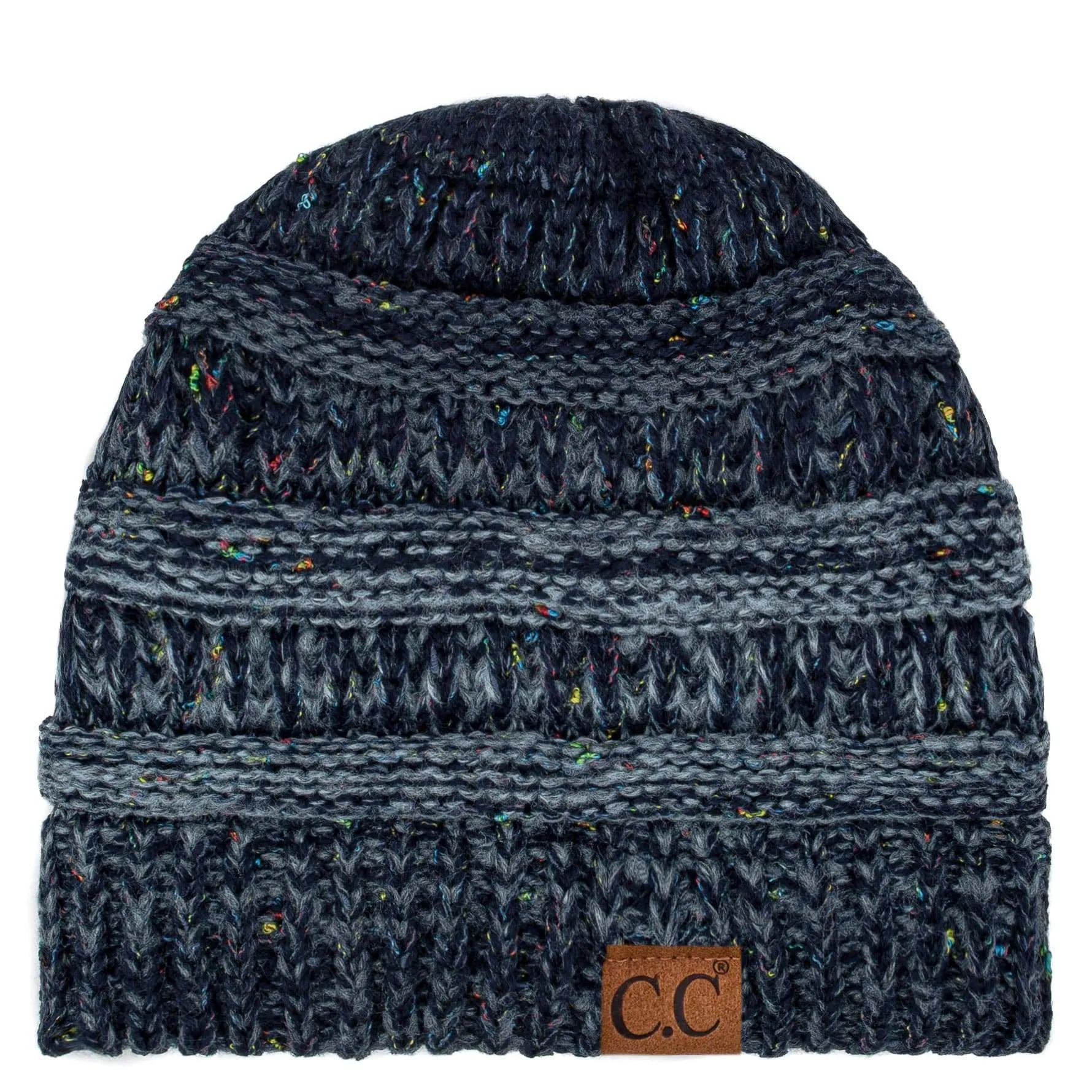 C.C YJ817 - Trendy Warm Chunky Soft Stretch Ombre Cable Knit Beanie Skully