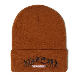 CCS Kickflip Logo Beanie - Camel/Black/White