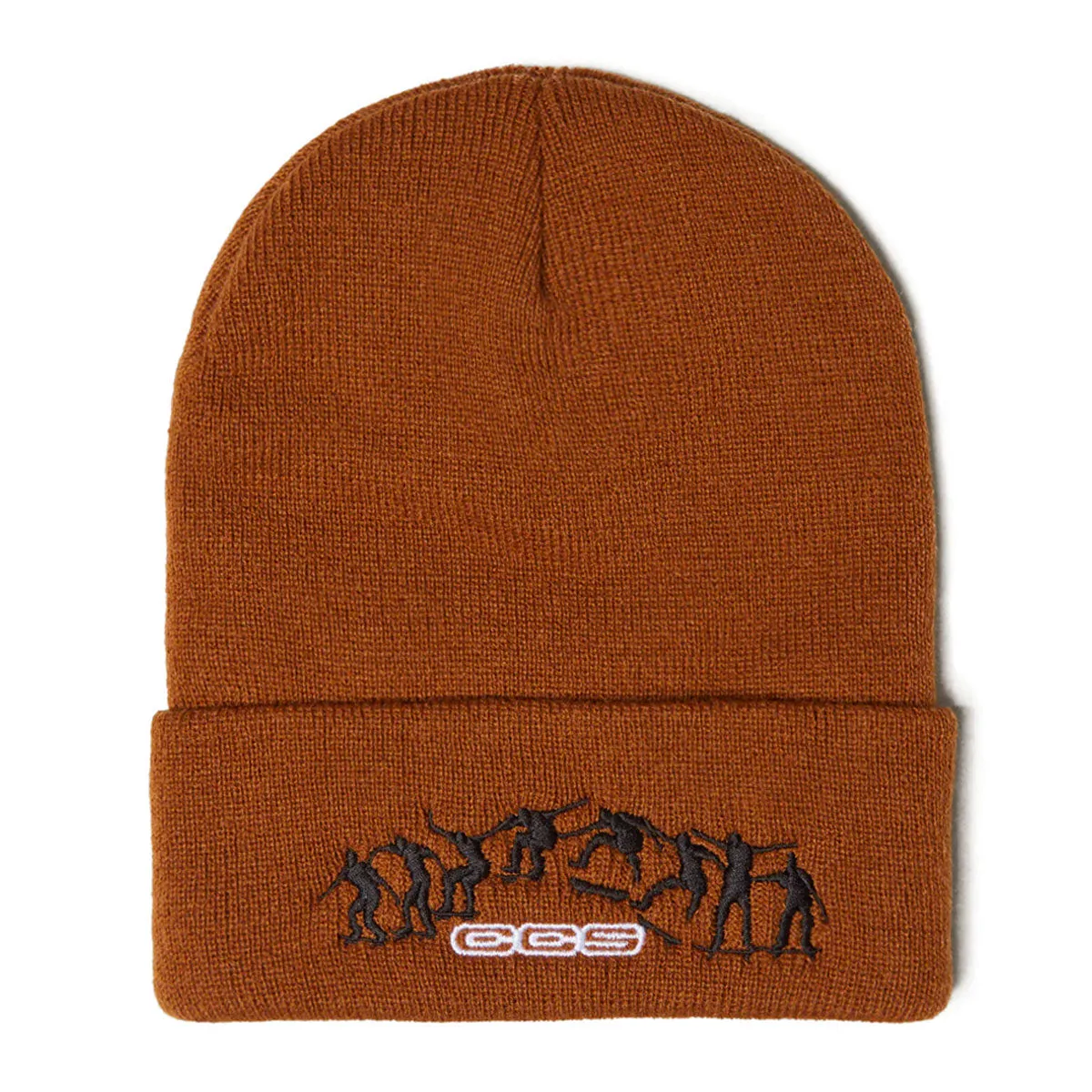 CCS Kickflip Logo Beanie - Camel/Black/White