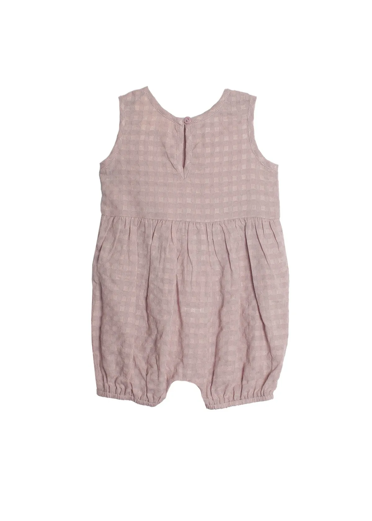 Checkmate Gingham Baby Romper