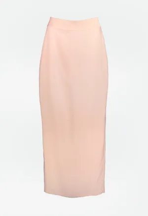 Choice Maxi Pencil Skirt Blush