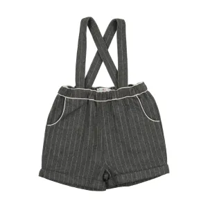 Coco Blanc Grey Pinstripe Romper