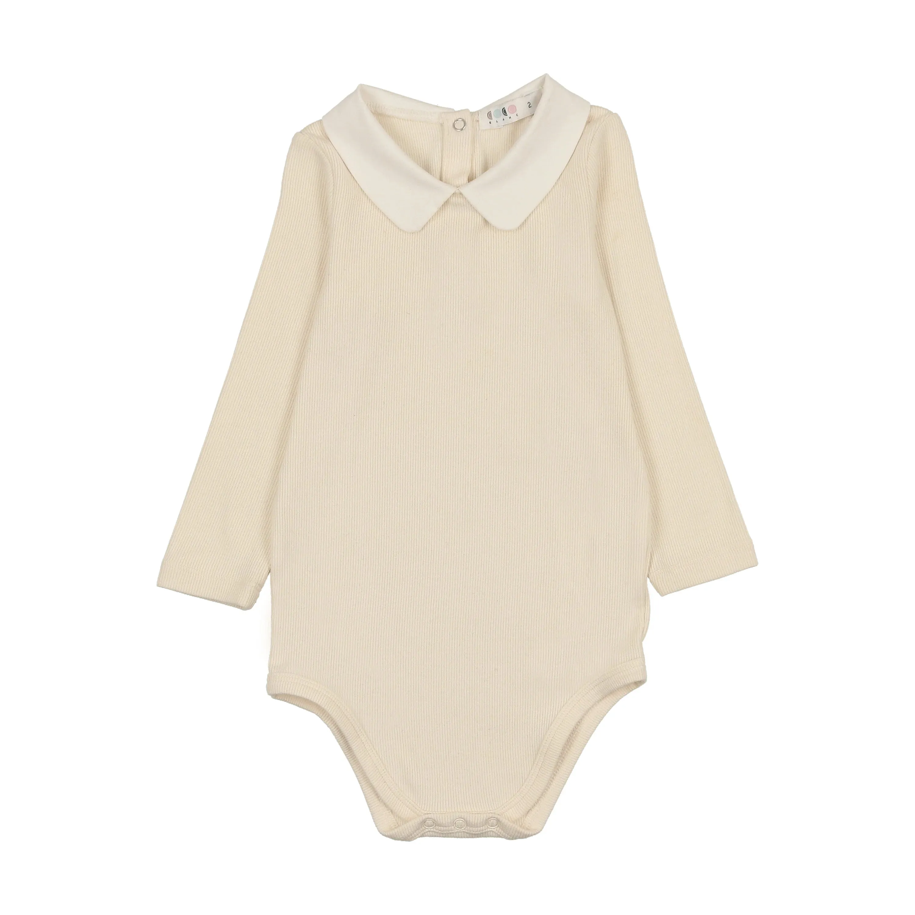 Coco Blanc Peter Pan Onesie/Top- Cream