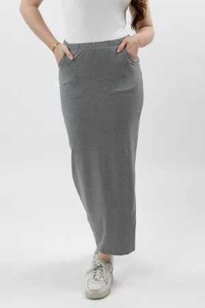 Cotton Pocket Pencil Skirt