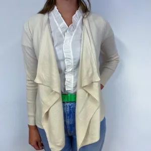 Cream Waterfall Cashmere Cardigan