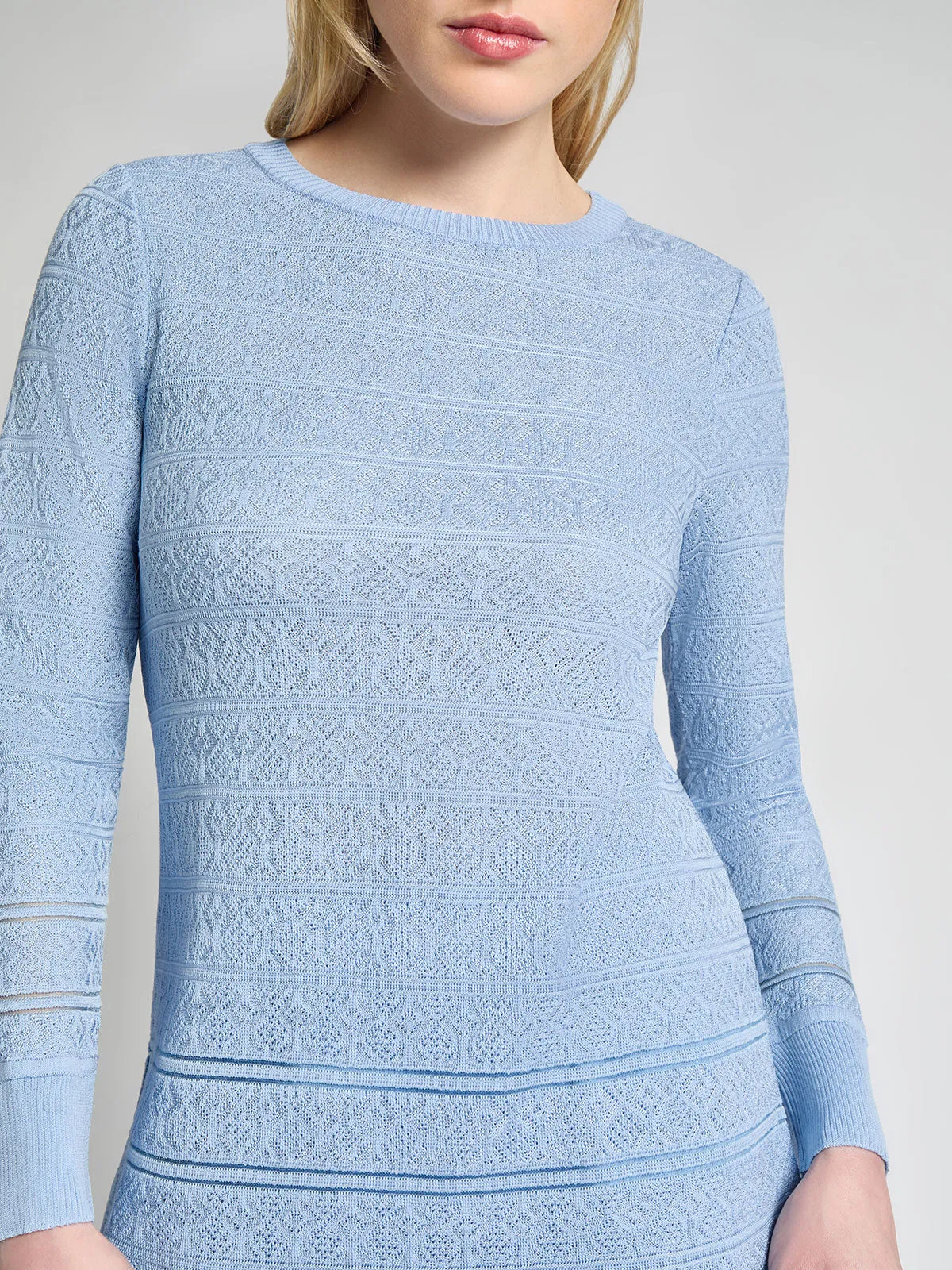 Diamond Pointelle Knit Tunic - Vanity Fit