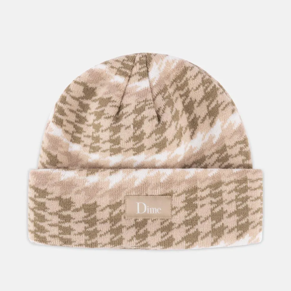 Dime MTL - Wavetooth Cuff Beanie - Tan