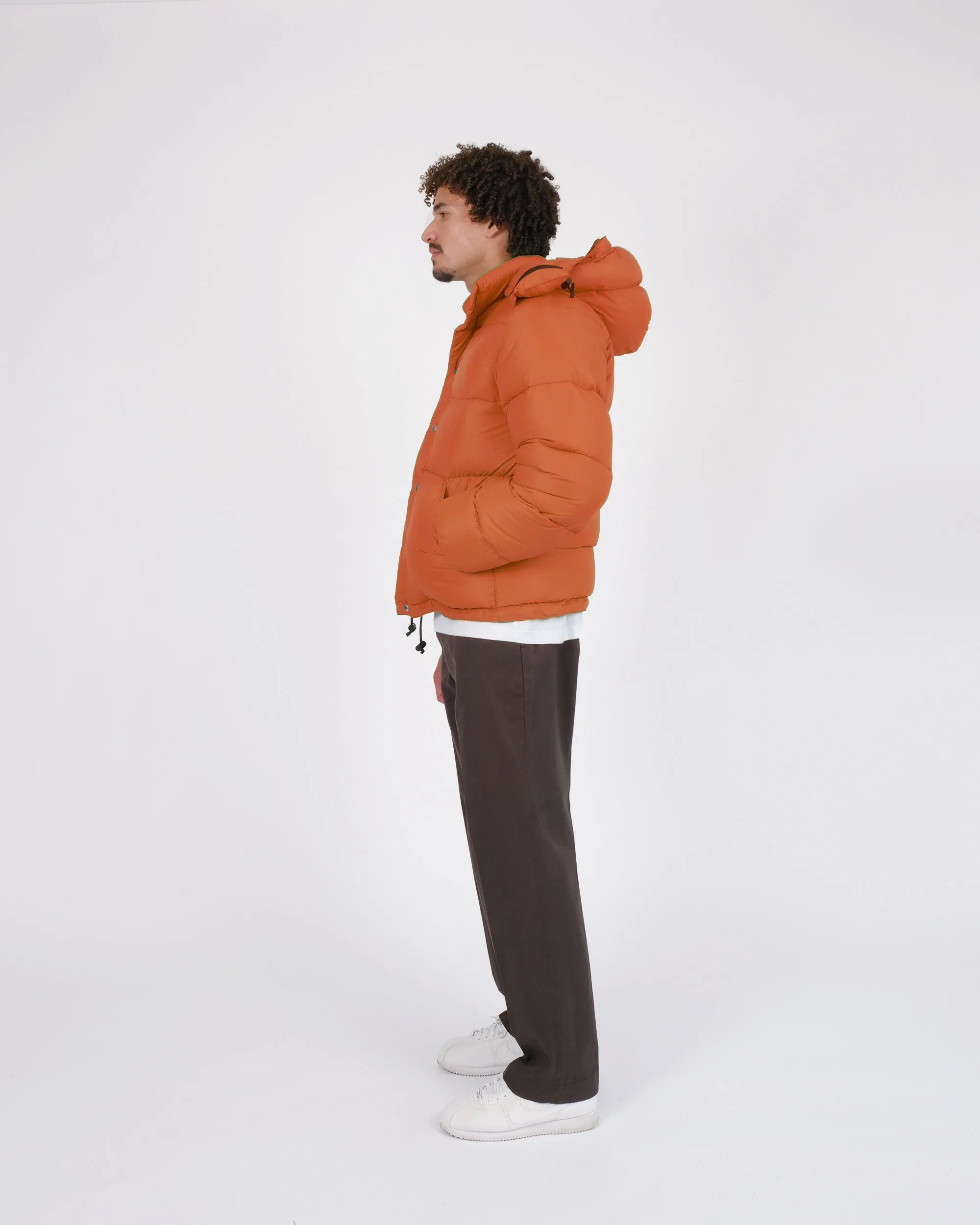 Down Sweater - Streakfree Nylon - Rust (Final Sale)