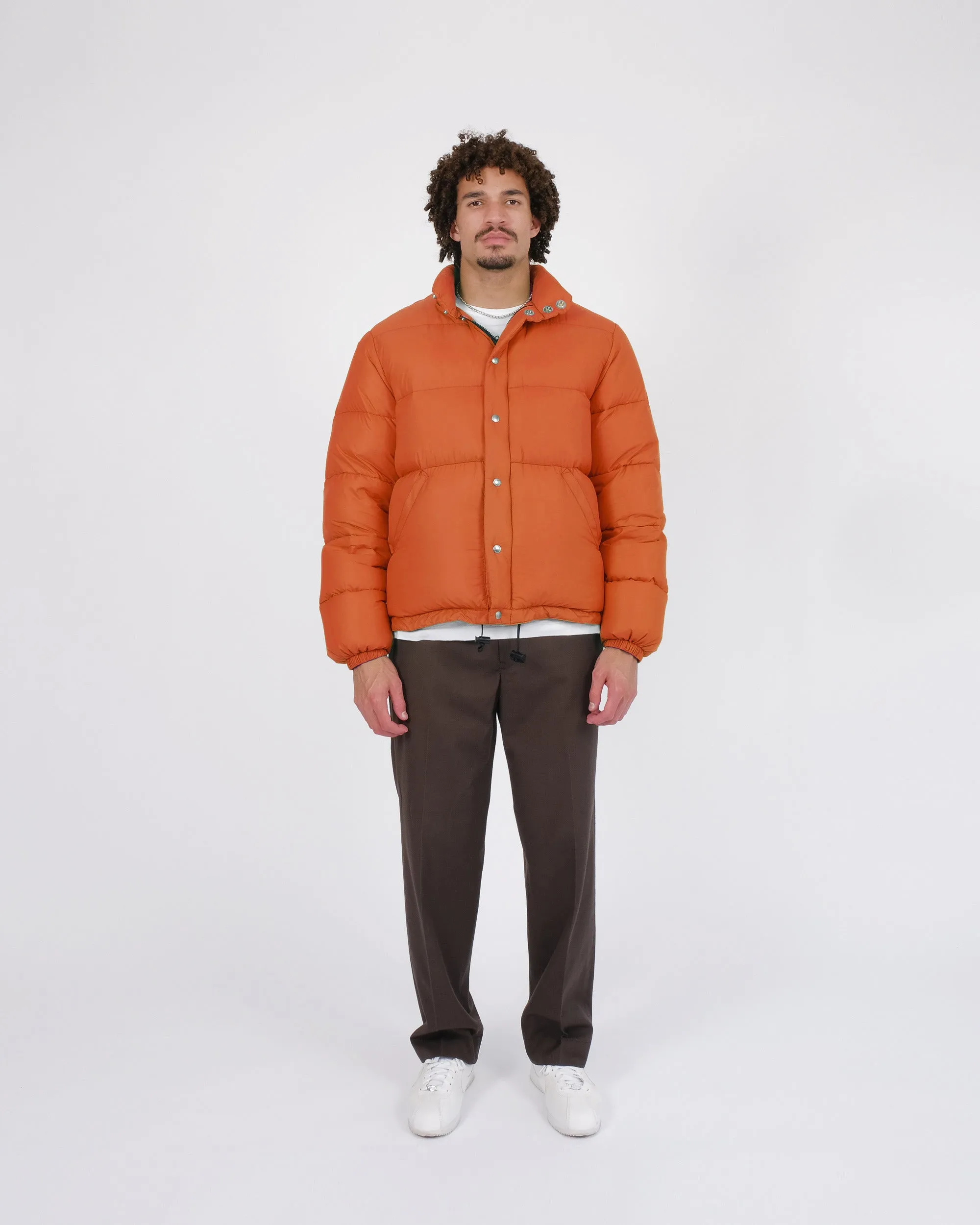 Down Sweater - Streakfree Nylon - Rust (Final Sale)