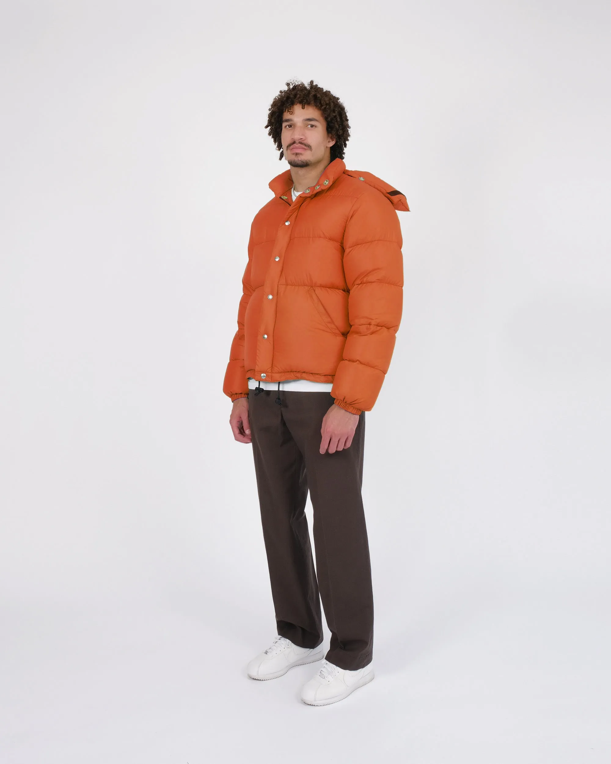 Down Sweater - Streakfree Nylon - Rust (Final Sale)