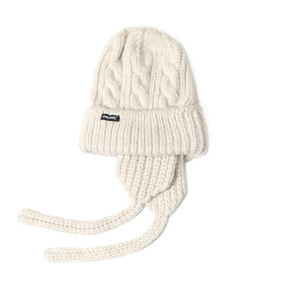 EARFLAP BEANIE IVORY