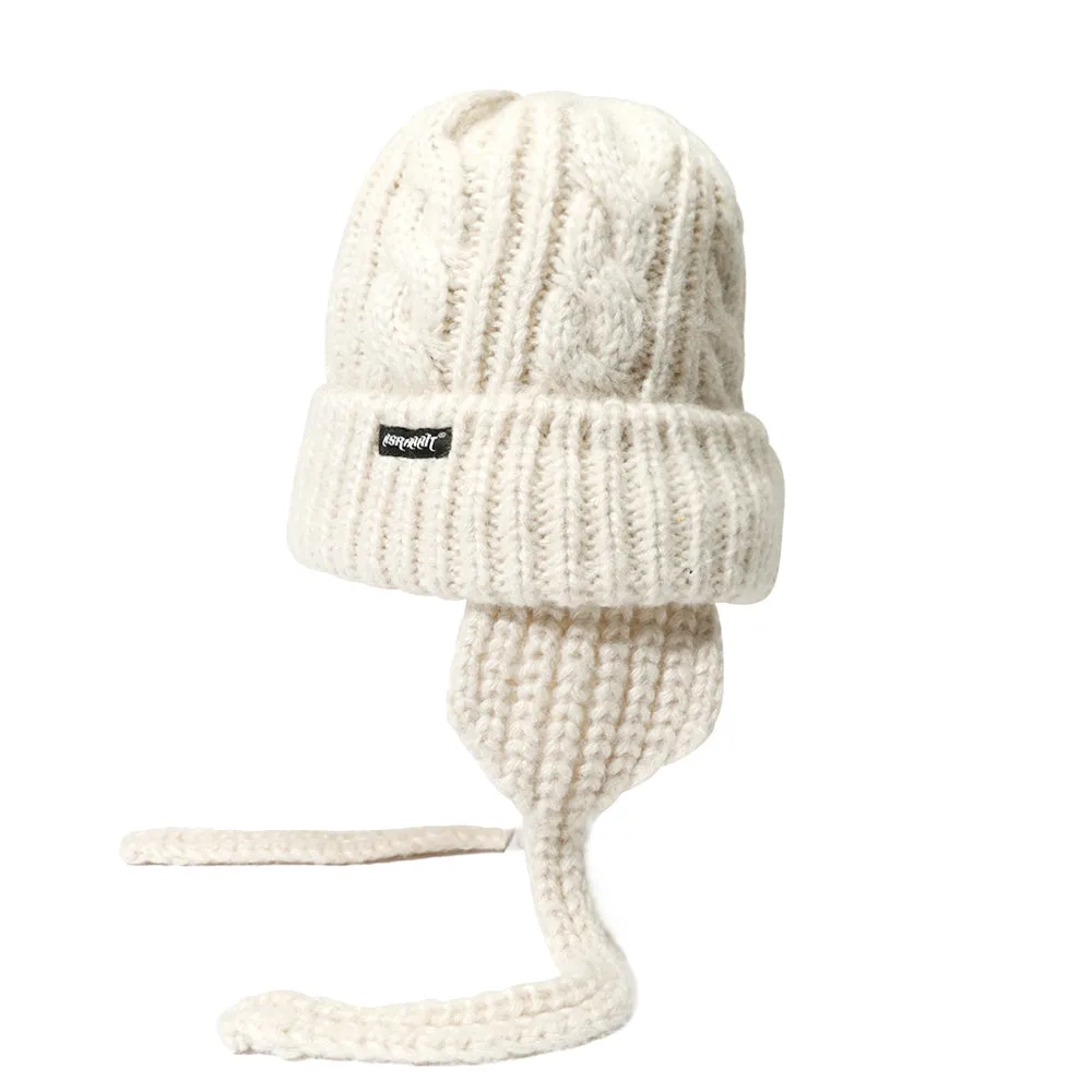 EARFLAP BEANIE IVORY