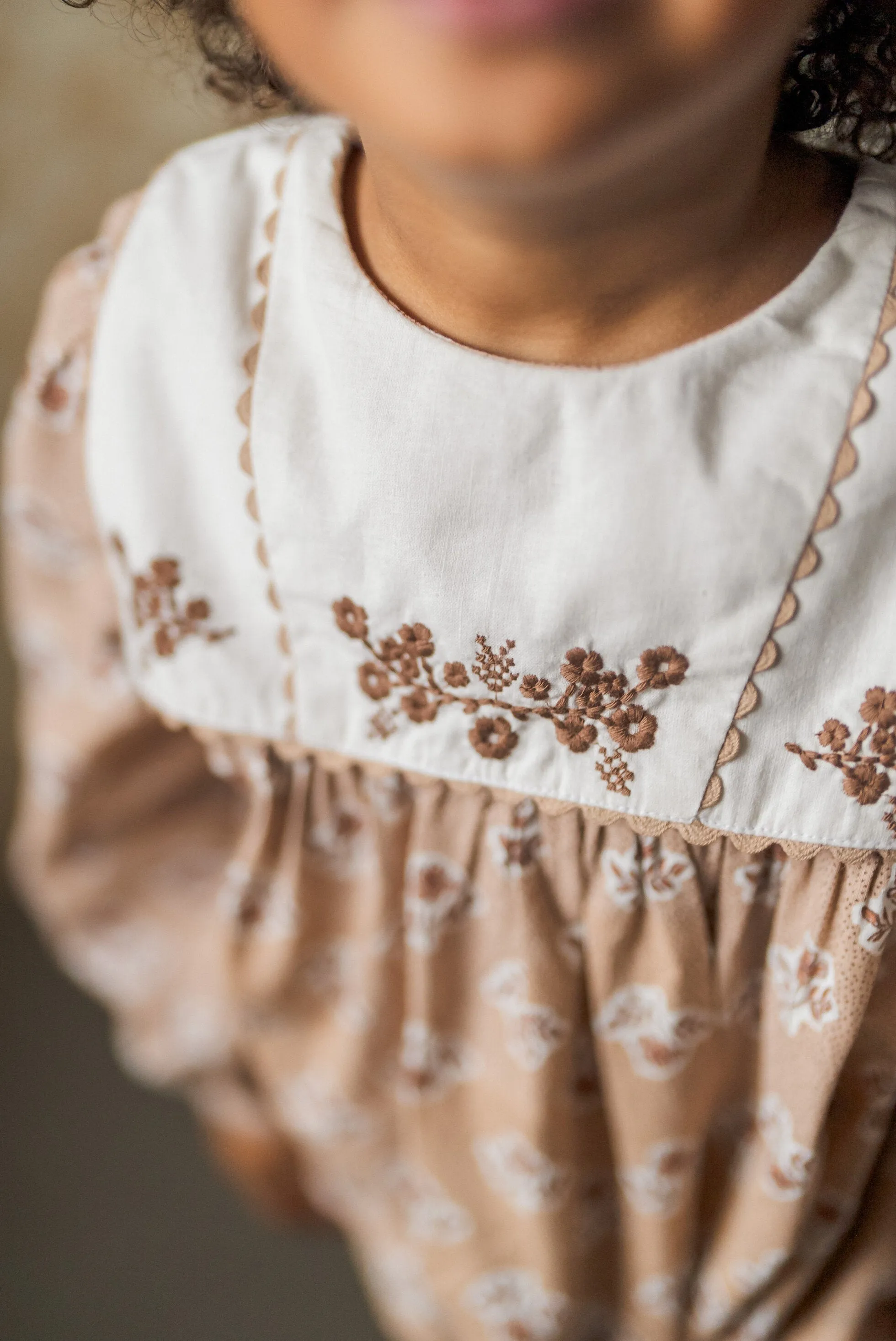 Eliza Romper, Hollyhock Floral