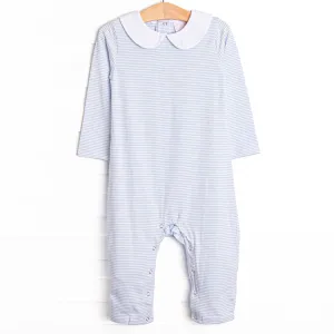 Elliot Romper, Blue Stripe