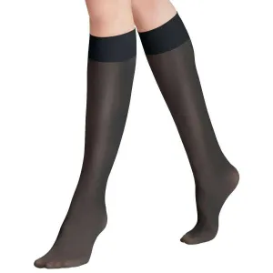 Falke Matt Deluxe 20 Denier Knee High Tights - Graphite Grey