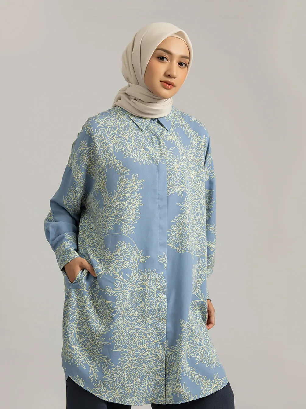 FEY TUNIC ROYAL PLUME