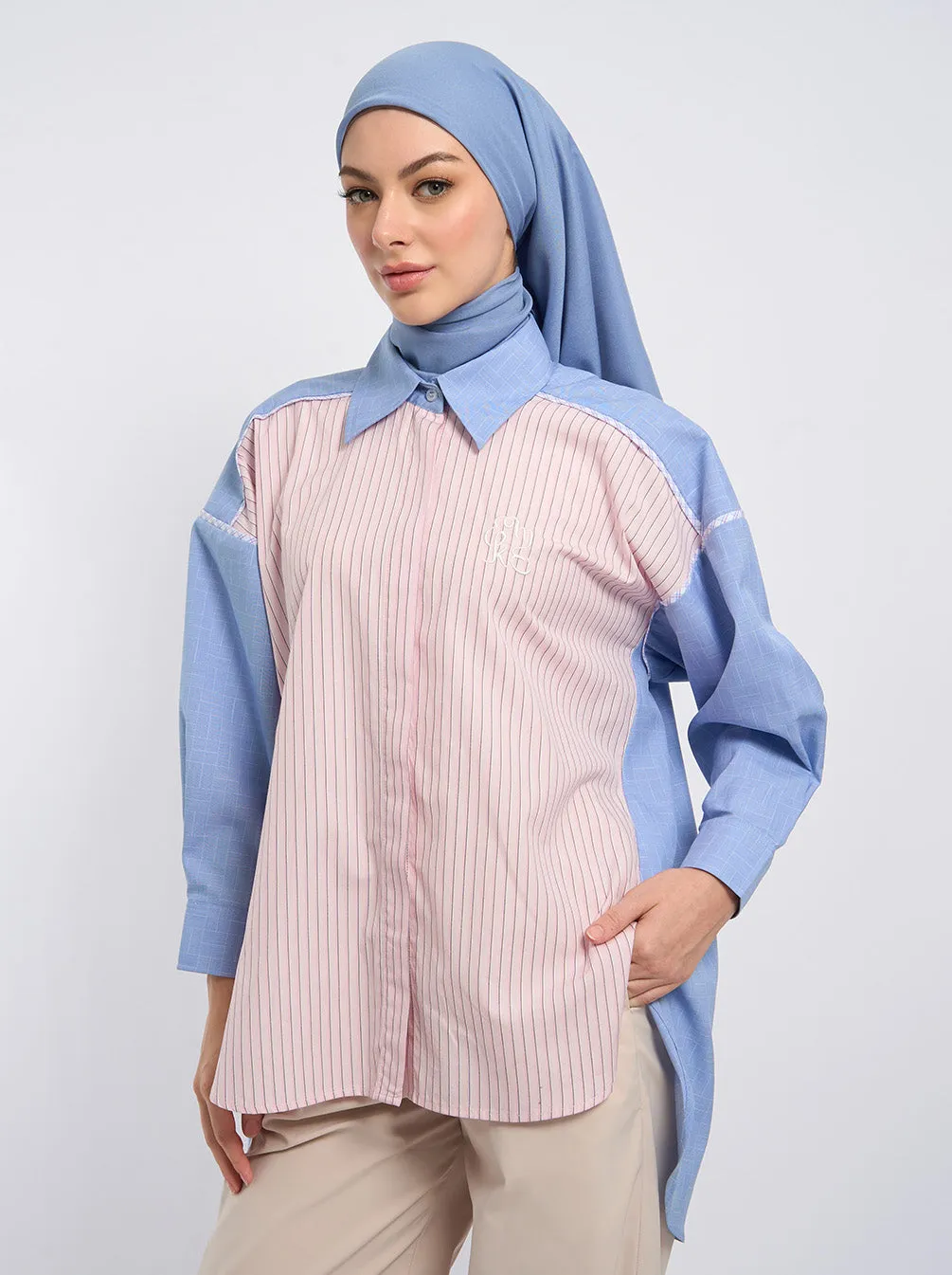 FUMI OVERSIZE TUNIC PINK