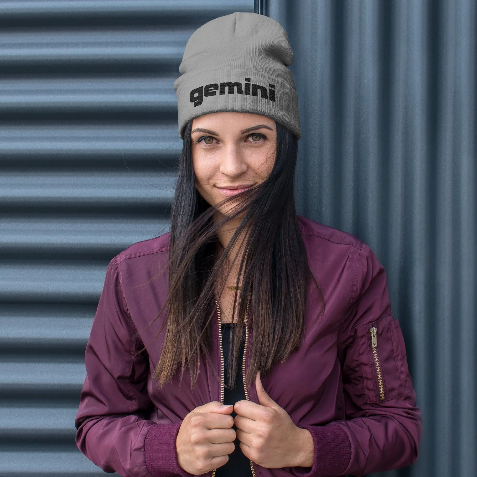 Gemini Sound Embroidered Beanie - Your Cozy Companion for Every Adventure