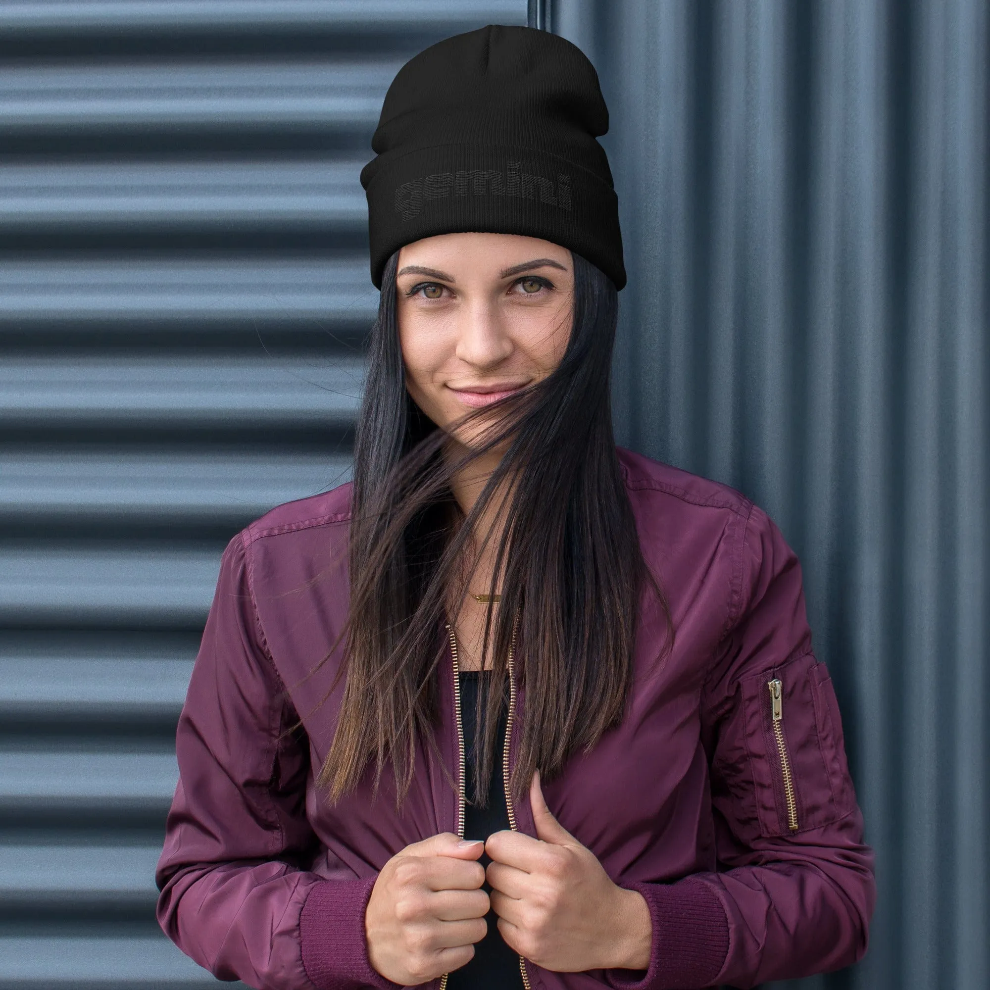 Gemini Sound Embroidered Beanie - Your Cozy Companion for Every Adventure