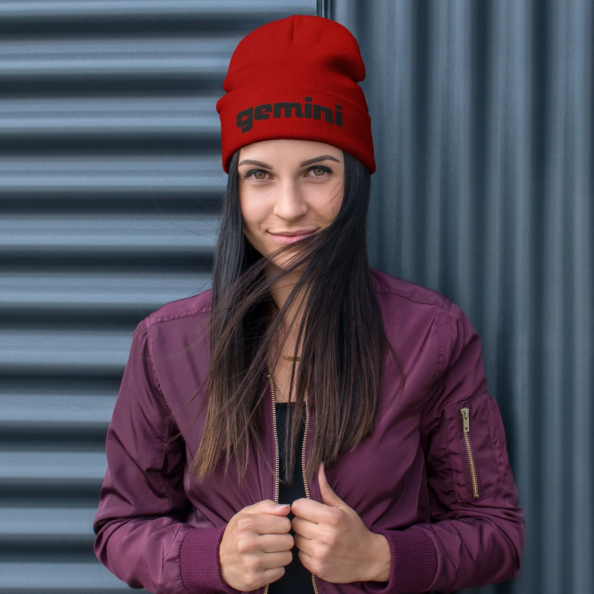 Gemini Sound Embroidered Beanie - Your Cozy Companion for Every Adventure