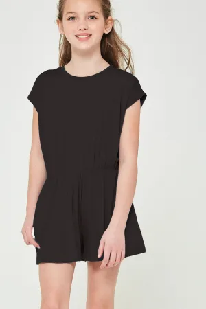 Girls Dolman Sleeve Romper