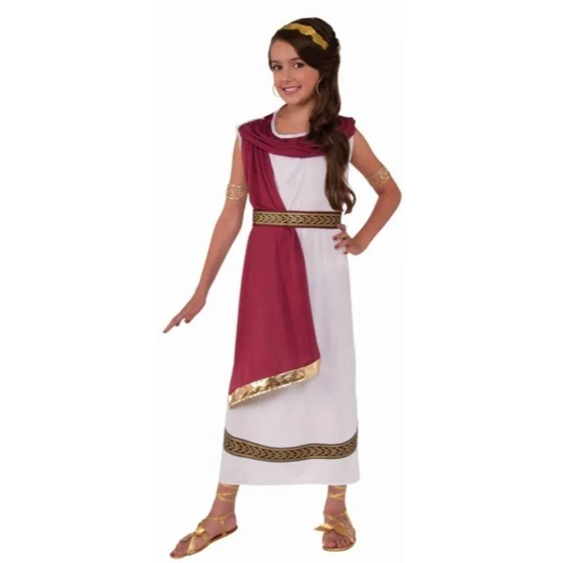 Girls Greek Goddess Costume - M