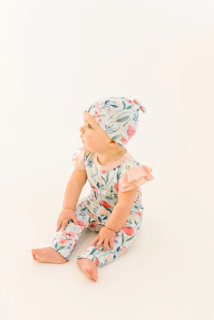 Girls Romper Bluebell