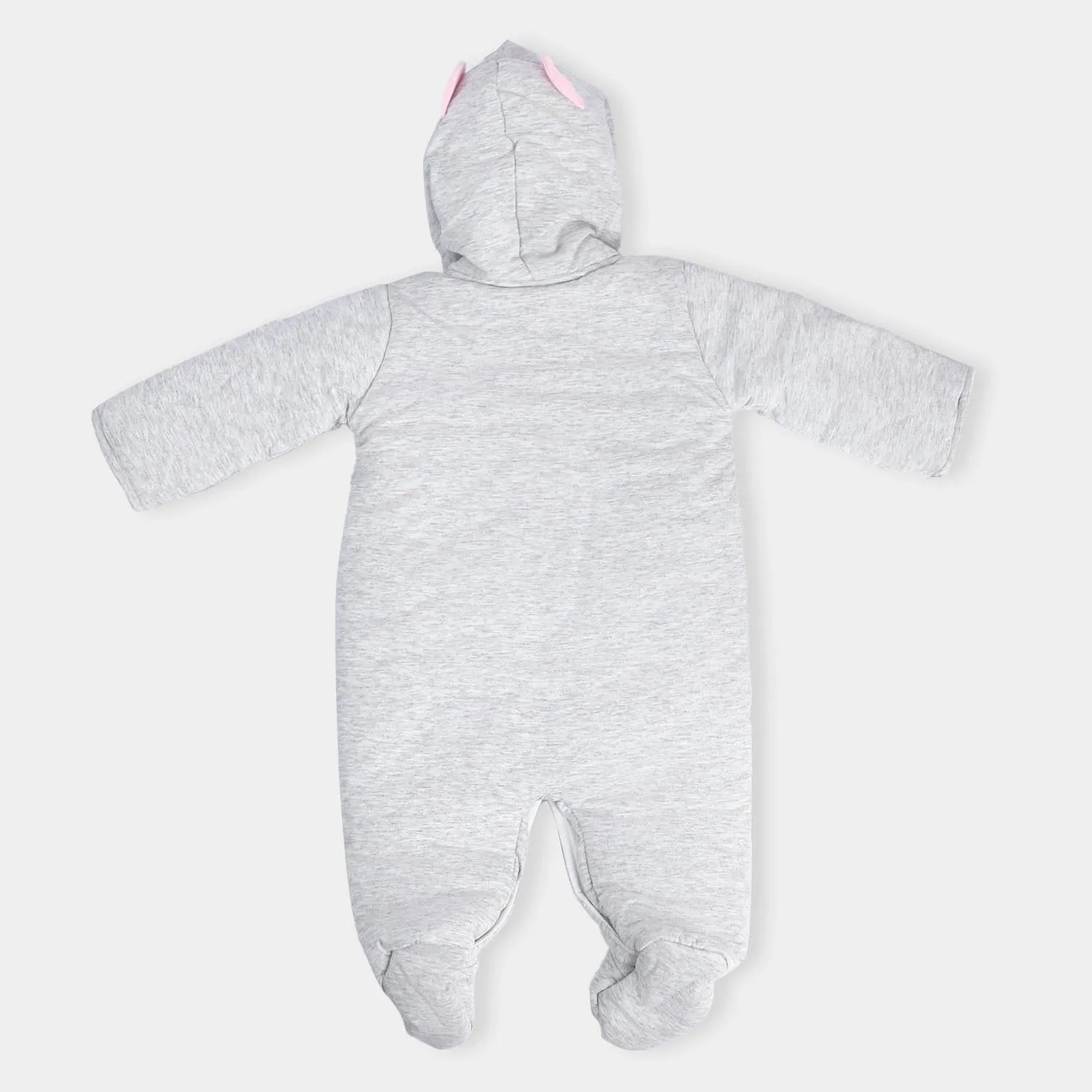 Girls Romper Hooded - Grey