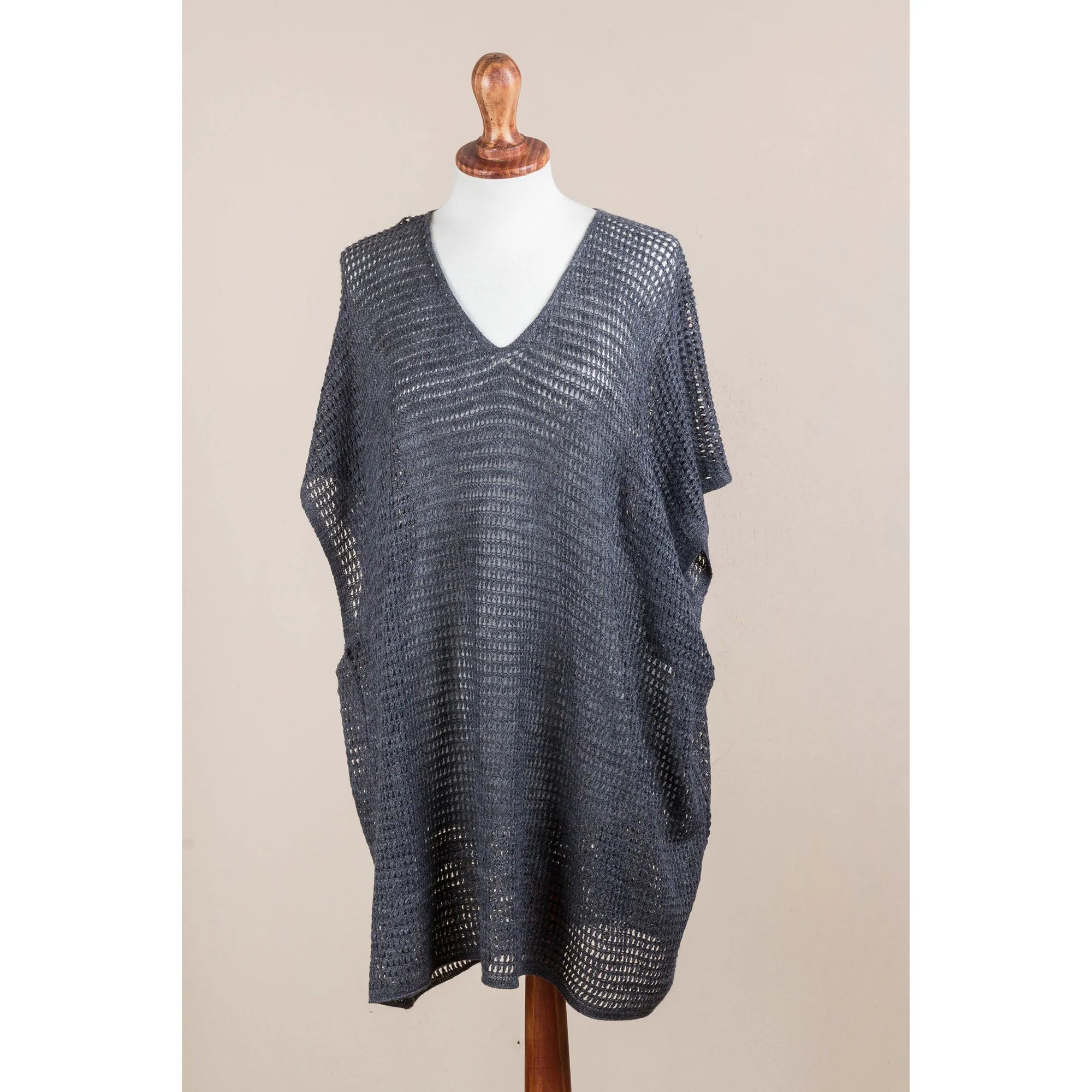 Grey Dreamcatcher Knit Tunic