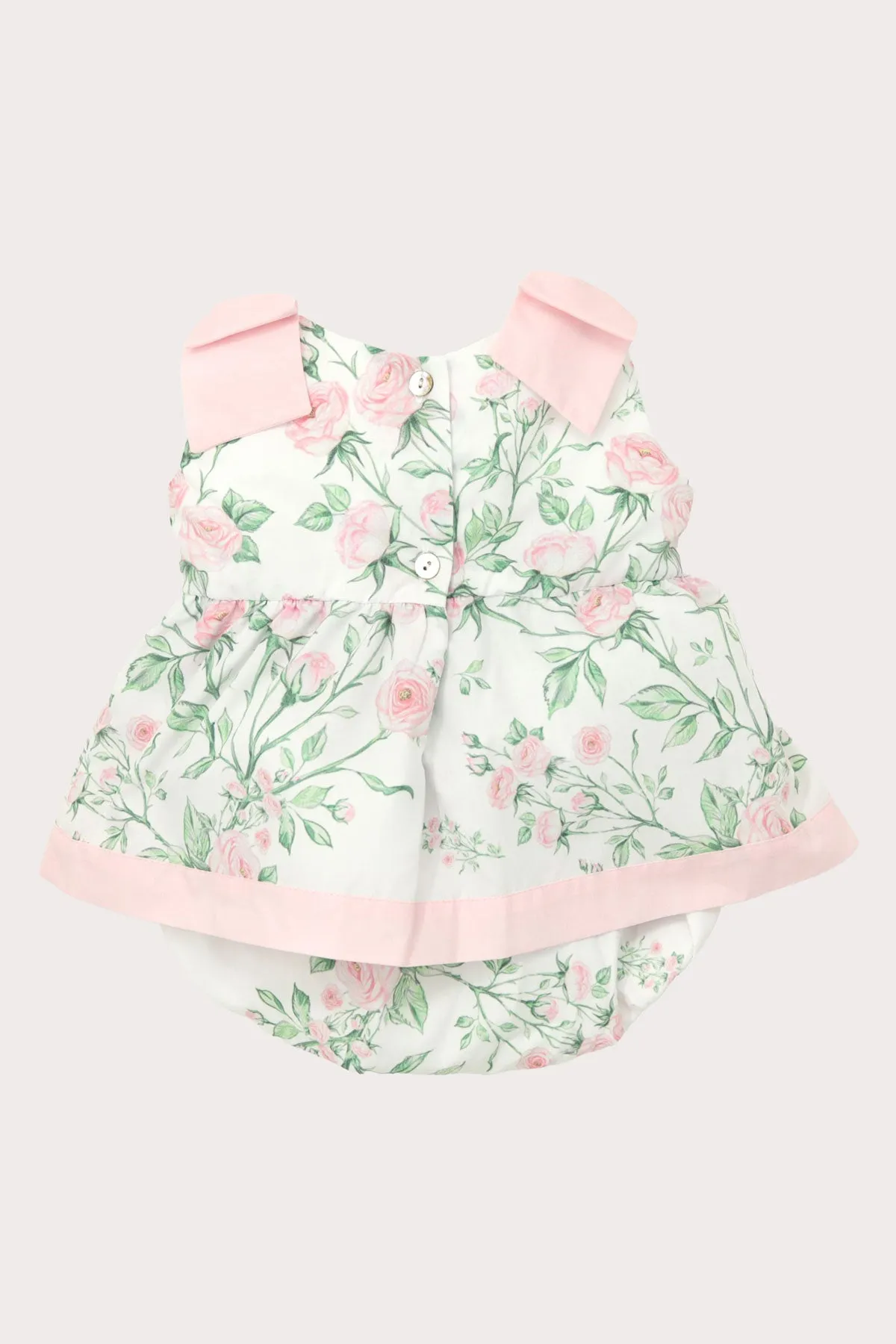 Hand-Drawn Roses Romper (3M - 4Y)